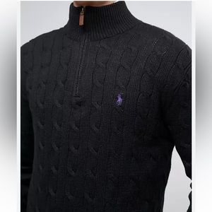 Men’s Polo Ralph Lauren Half Zip Jumper Cable